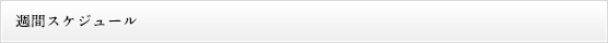 週間スケジュール