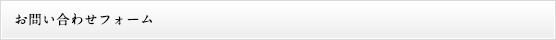 お問い合わせフォーム